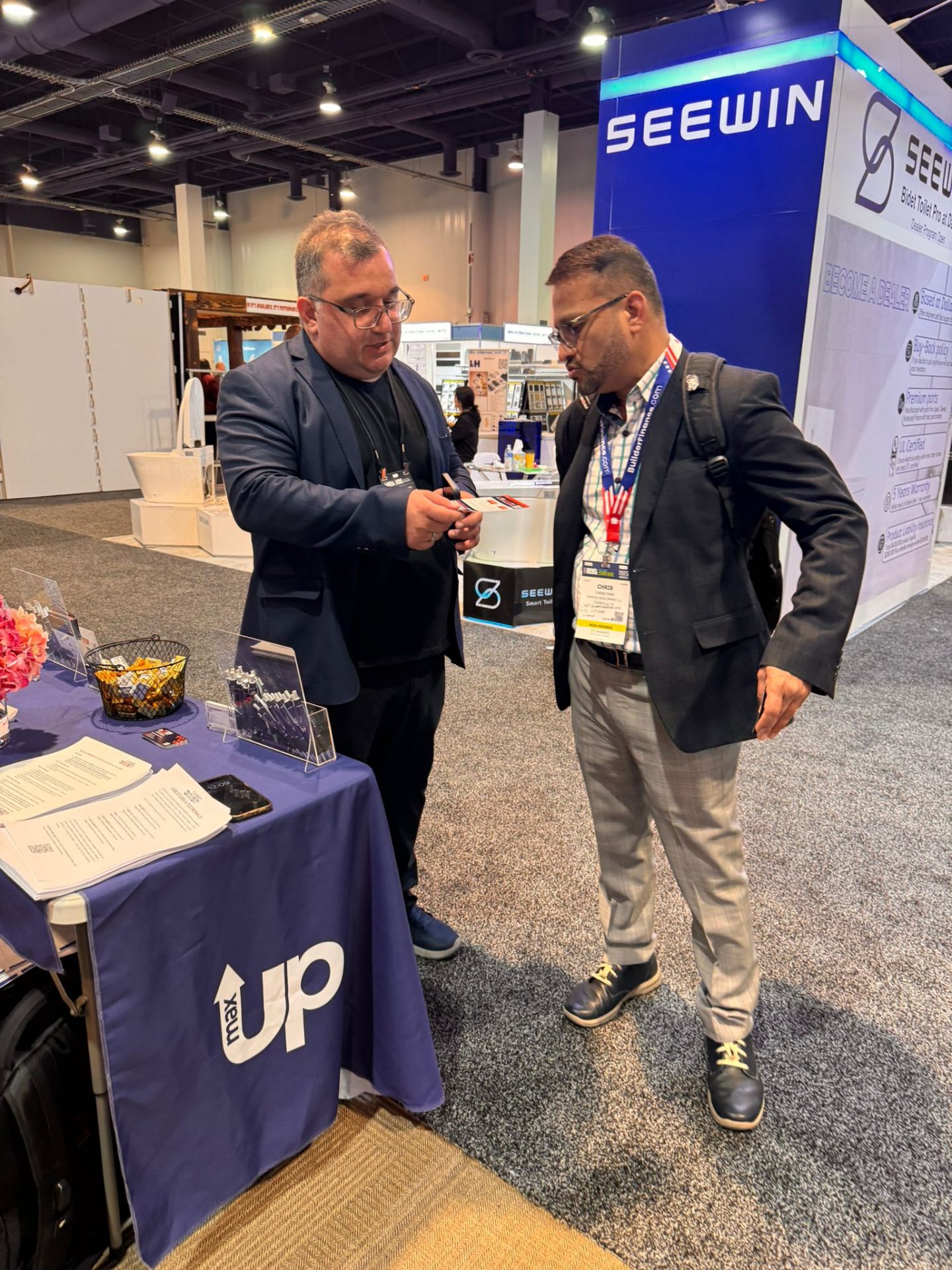 CabinetBoost team networking at KBIS 2025