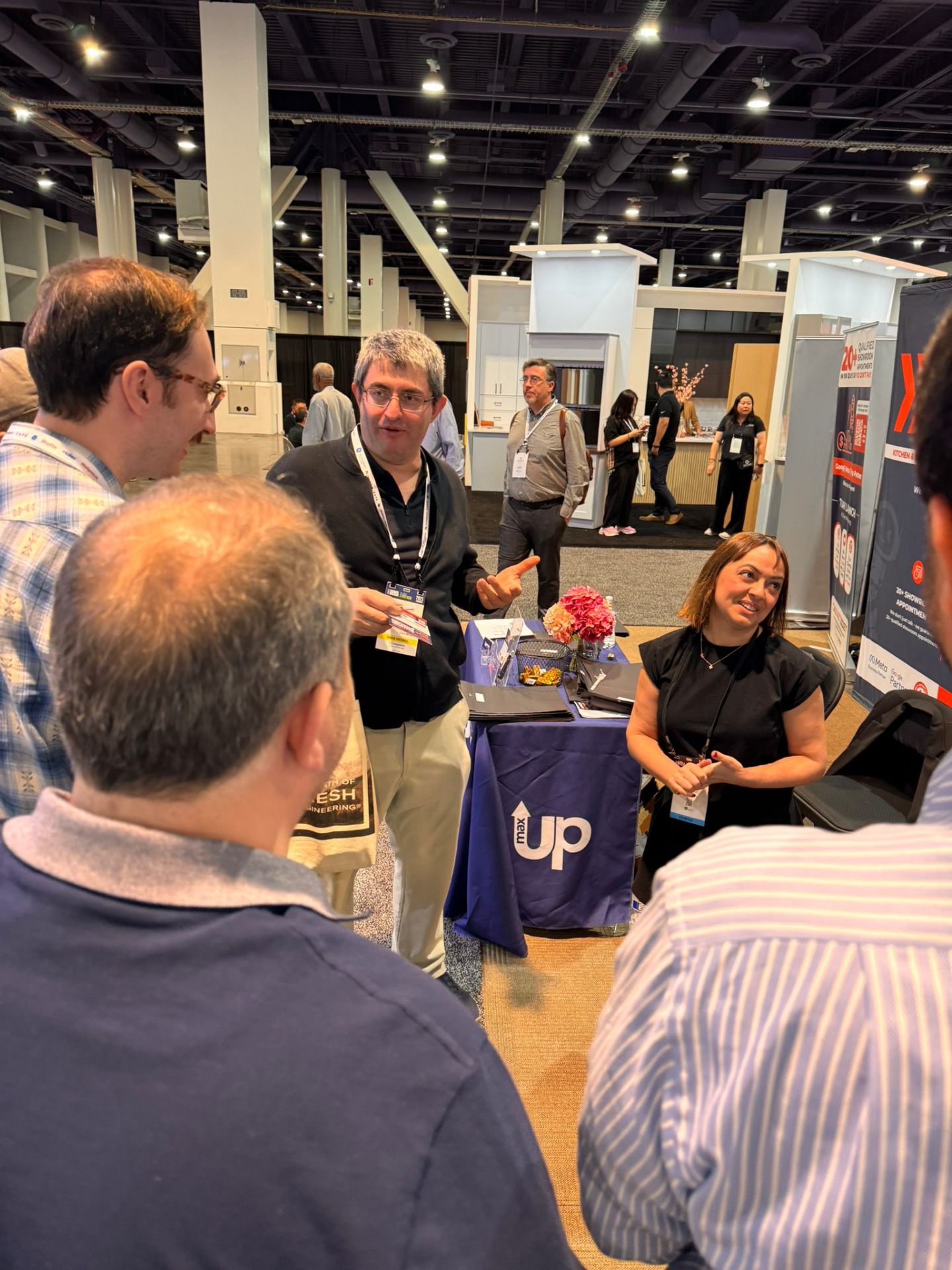 CabinetBoost team engaging with attendees at KBIS 2025